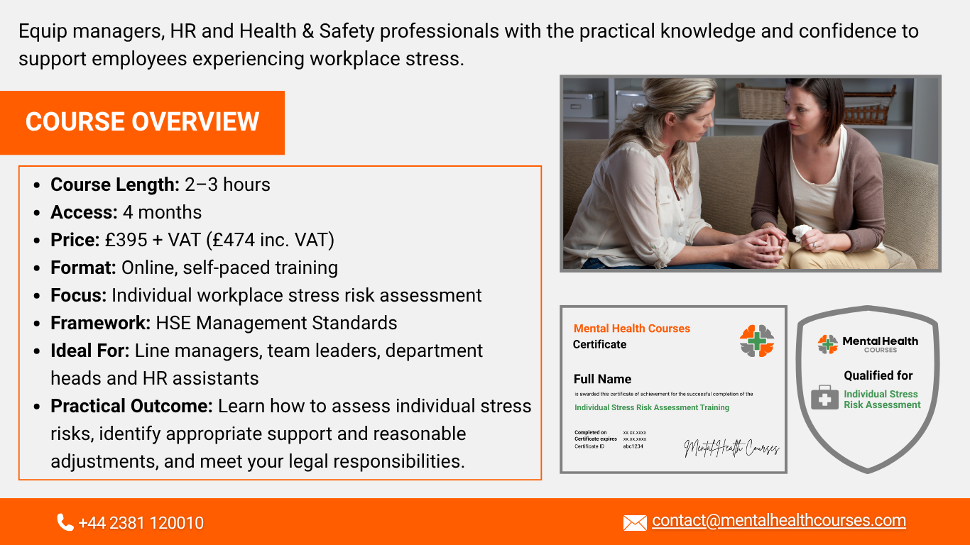 Individual Stress Risk Assessment Individual Stress Risk Assessment