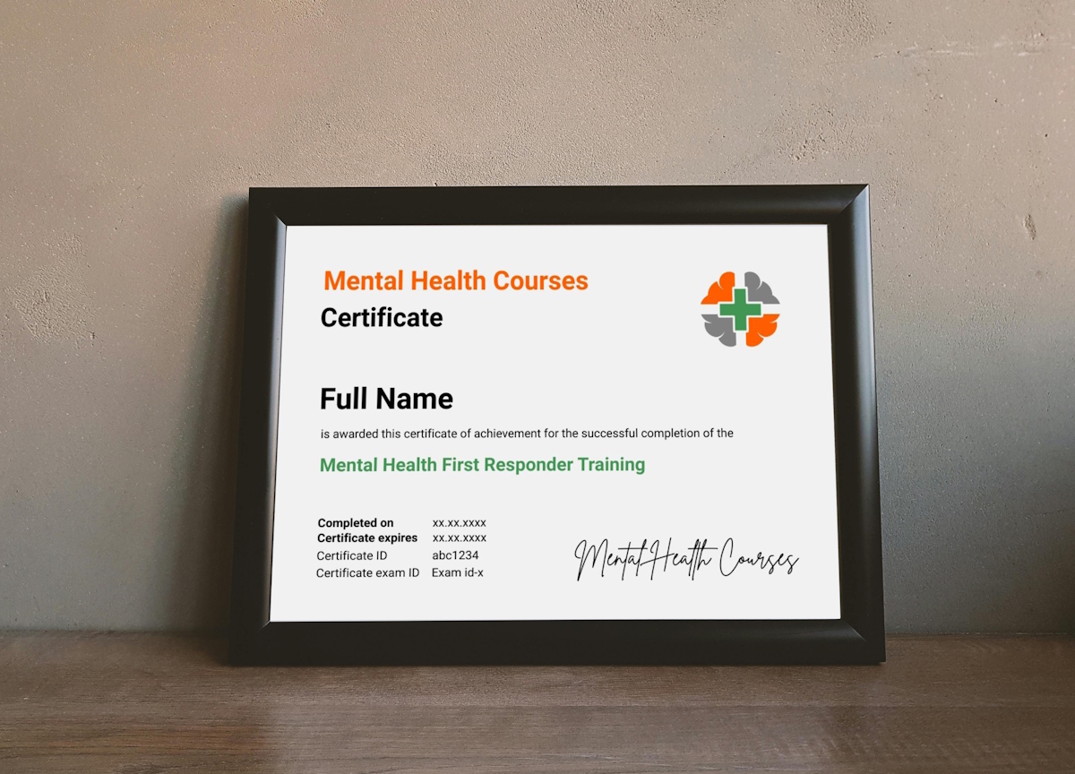 Mental Health First Responder 5th & 6th May 2026